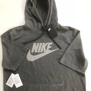 Nike short sleeve hoodie